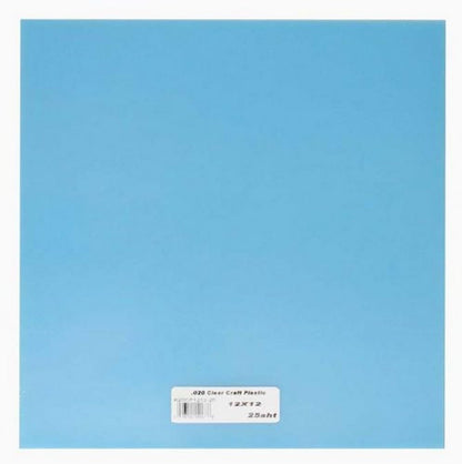 Grafix Clear Craft Plastic .007 Thickness 6-Inch by 6-Inch