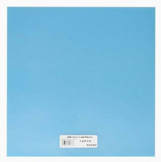 Grafix Clear Craft Plastic .007 Thickness 6-Inch by 6-Inch