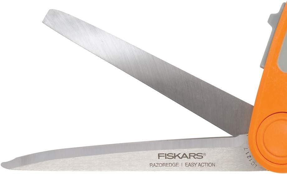 Fiskars RazorEdge Fabric Shears/Seam Ripper for Tabletop Cutting