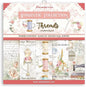 STAMPERIA INTERNATIONAL, KFT Stamperia-Scrapbooking Pad-Romantic Threads, 12 x 12 inches, Multicoloured