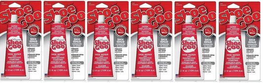 Amazing Goop Shoe Goo Glue Clear - 3.7 Oz 6 Packs