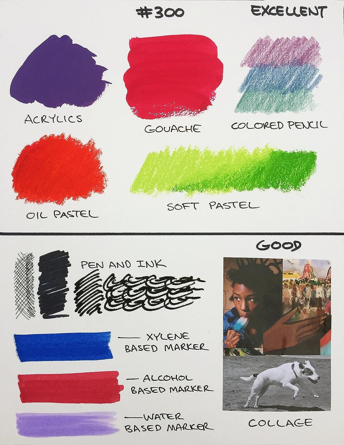 Crescent Creative Products Crescent Art & Illustration Board, 9 x 12, White, pack of 3