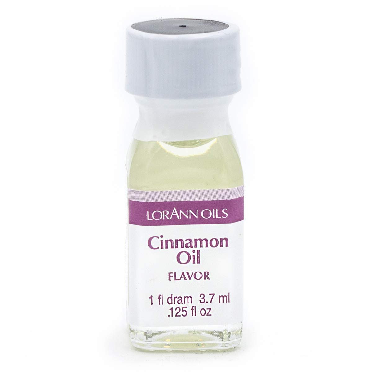 LorAnn Cinnamon Oil SS Flavor, 1 dram bottle (.0125 fl oz - 3.7ml) 4 Pack