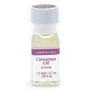 LorAnn Cinnamon Oil SS Flavor, 1 dram bottle (.0125 fl oz - 3.7ml) 4 Pack