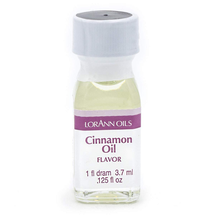 LorAnn Cinnamon Oil SS Flavor, 1 dram bottle (.0125 fl oz - 3.7ml) 4 Pack