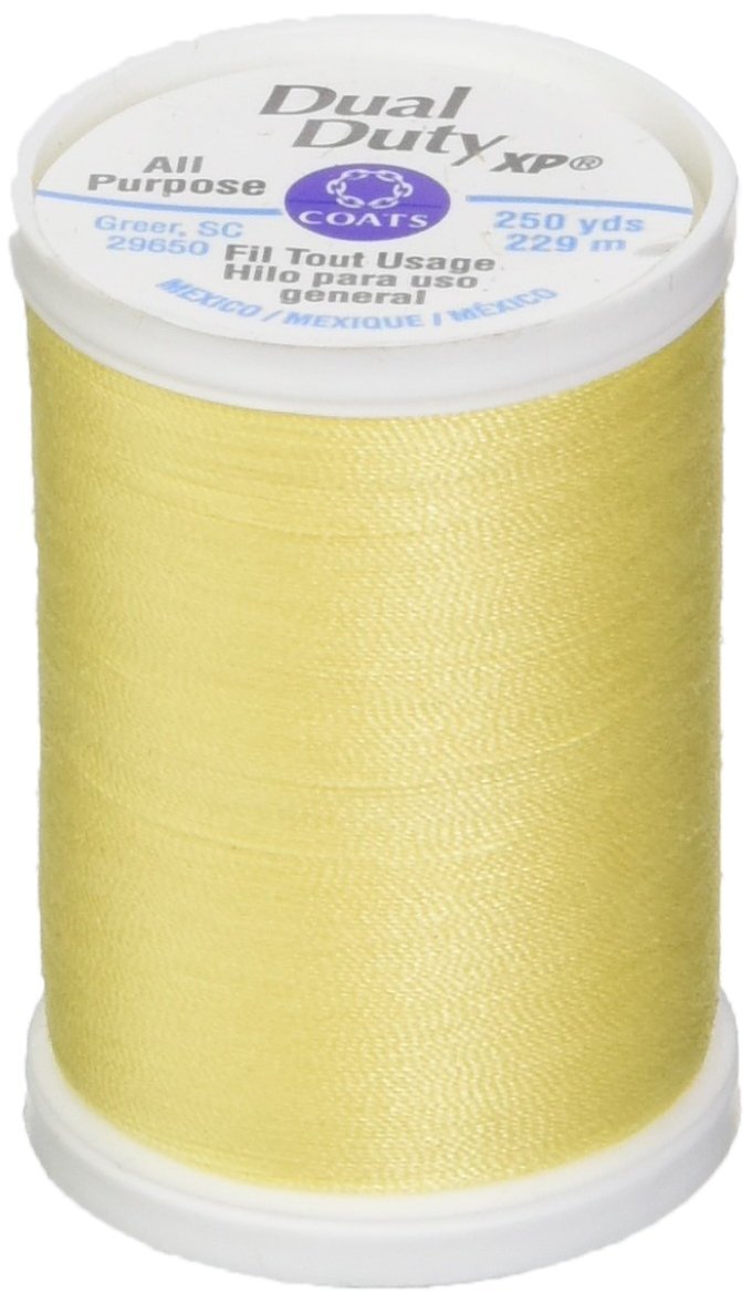 Coats Dual Duty XP General Purpose Thread 250yd, Yellow