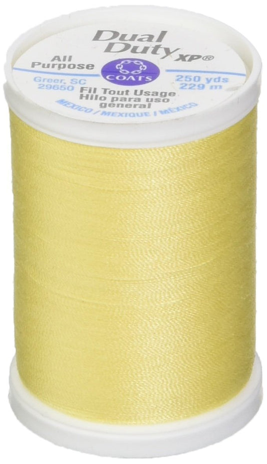 Coats Dual Duty XP General Purpose Thread 250yd, Yellow