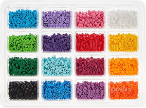 Perler Beads Fun Colors Fuse Beads and Storage Tray For Kids Crafts, 4000 pcs