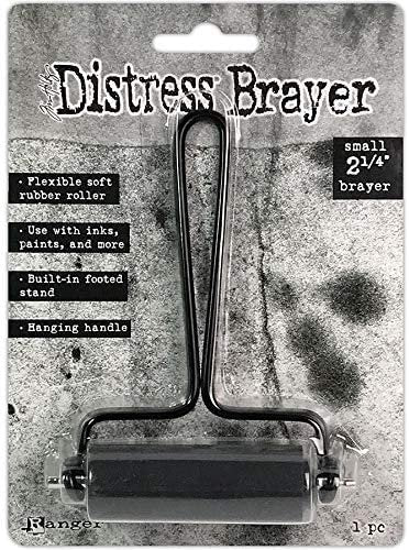 Tim Holtz Distress Brayers - Bundle of 2 - Medium (3 5/16) and Small (2 1/4) (TDA75554,TDA75547)
