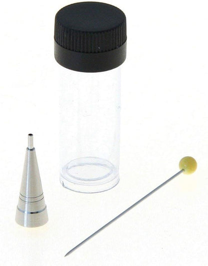 Art Institute Glitter AG Metal tip, 1 Pack, Silver - METALTIP