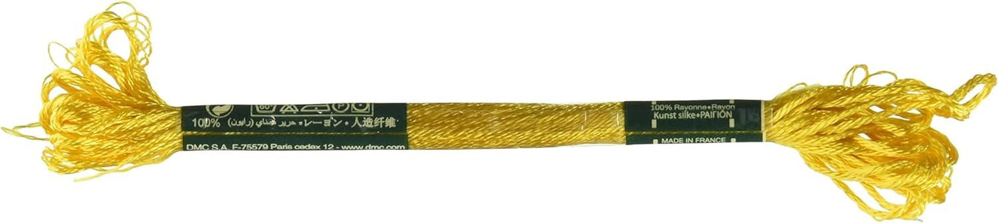 DMC 1008F-S3820 Shiny Radiant Satin Floss, Buttercup, 8.7-Yard