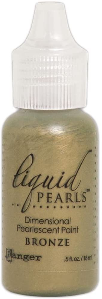 Ranger - Liquid Pearls Pearlescent Paint 2018 Bundle of 6 Colors - Bronze, Marigold, Merlot, Sage, Slate and Taffy