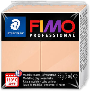 Staedtler 8004 FIMO Professional Oven-Hardening Polymer Modelling Clay - Pack of 4 x 85g Blocks - Neutral Colours