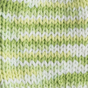 Lily Sugar 'N Cream The Original Ombre Yarn, 2oz, Gauge 4 Medium, 100% Cotton, Key Lime Pie - Machine Wash & Dry