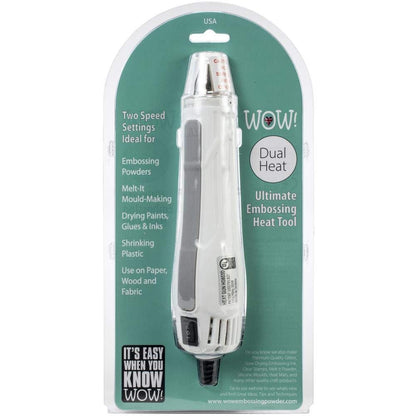 Embossing Starter Kit: Wow Heat Tool Machine, Emboss It Pens, Wow Gold, Silver, Platinum and Copper Powder Set