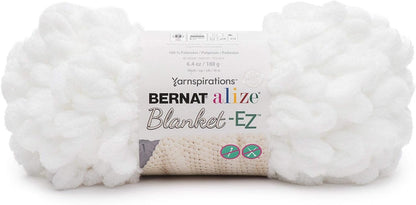 Bernat Alize Blanket-EZ Yarn, Bright Red