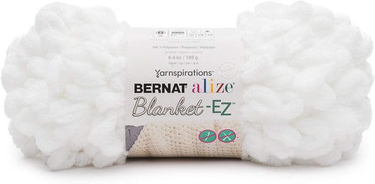 Bernat Alize Blanket-EZ Yarn, Bright Red