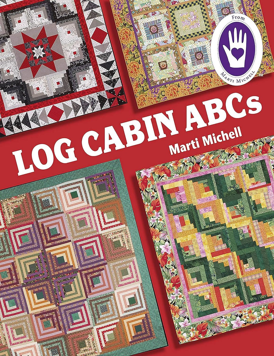 Michell Marketing 8043 Log Cabin ABCs Book by Marti Michell, Red 11 x 8.5 x 0.25