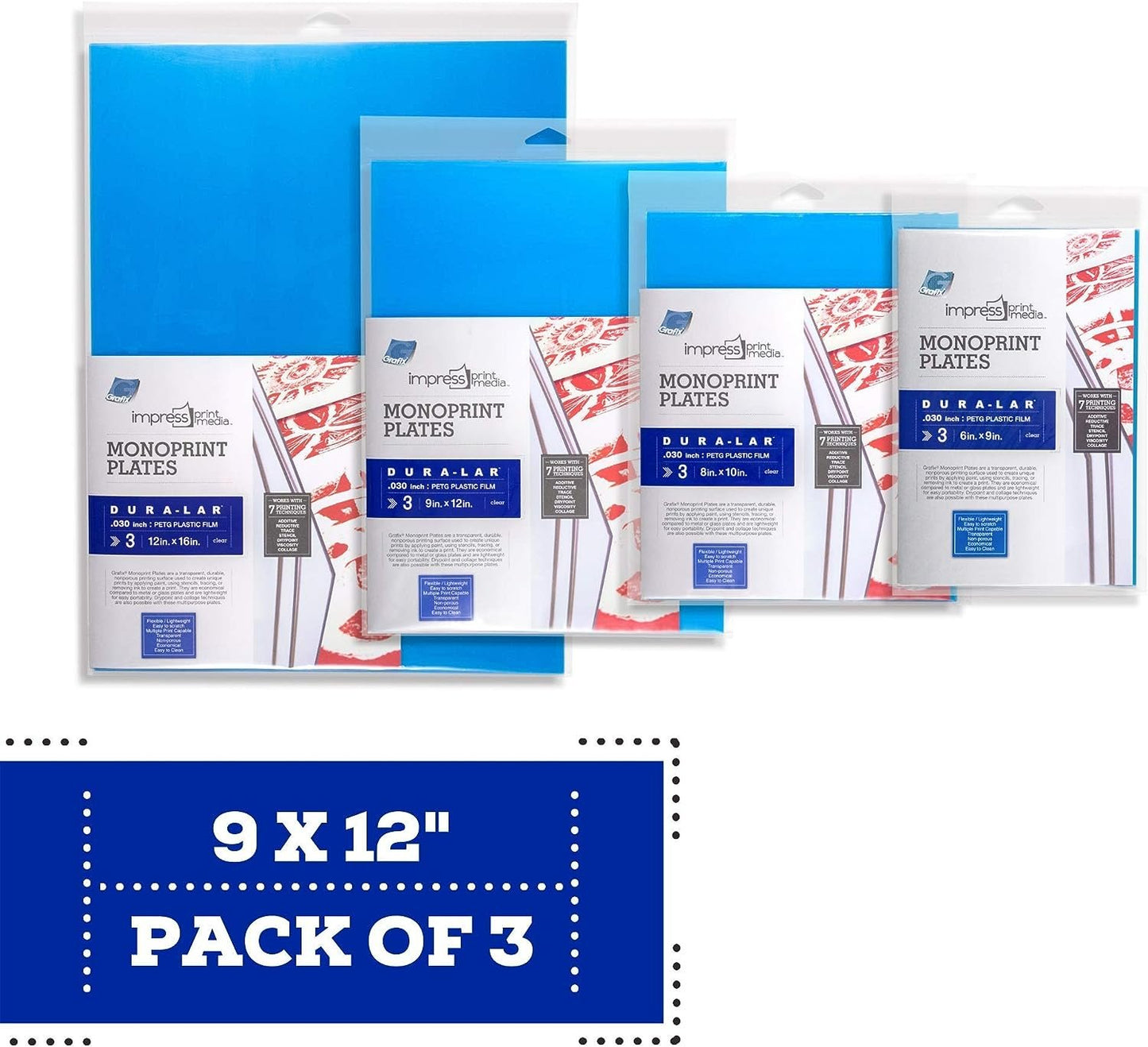 Grafix Impress Print Media Monoprint Plates