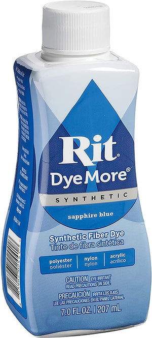 Rit DyeMore Liquid Dye, Sapphire Blue 7-Ounce