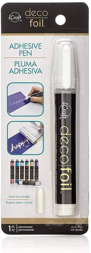 iCraft Deco Foil Adhesive Pen, 0.34 fl. oz. (2 Pack)