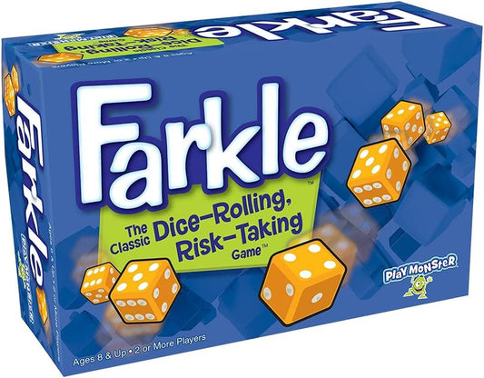 Farkle - Family Game Night Fun - Classic Dice-Rolling, Risk-Taking Game, For Adults and Kids Ages 8 and up