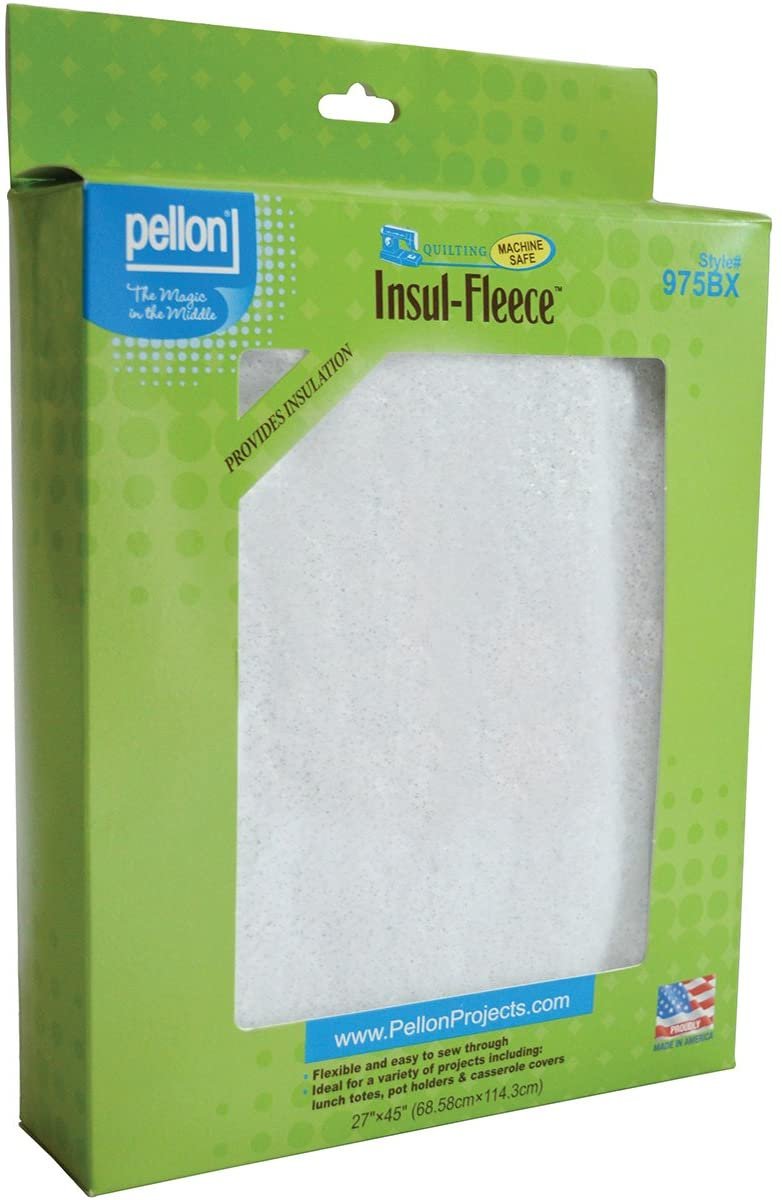 Pellon 975BX Polyester Insul-Fleece, 27" x 45", White