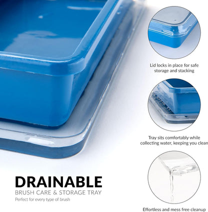 Royal Brush Gold Taklon Paint Brush Super Value Pack, Assorted Sizes, 120 Brushes