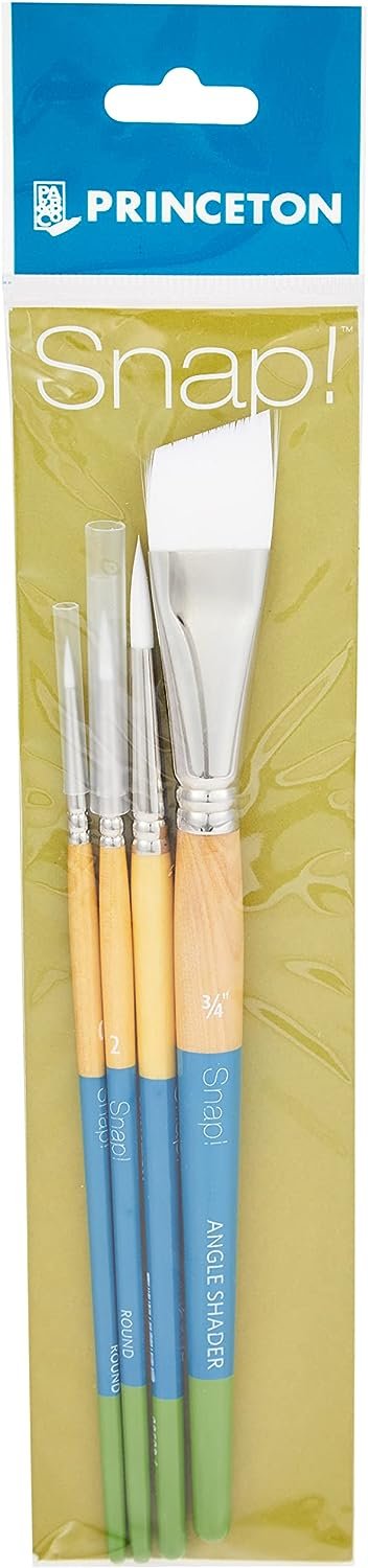 Princeton Snap Paintbrush Set, White