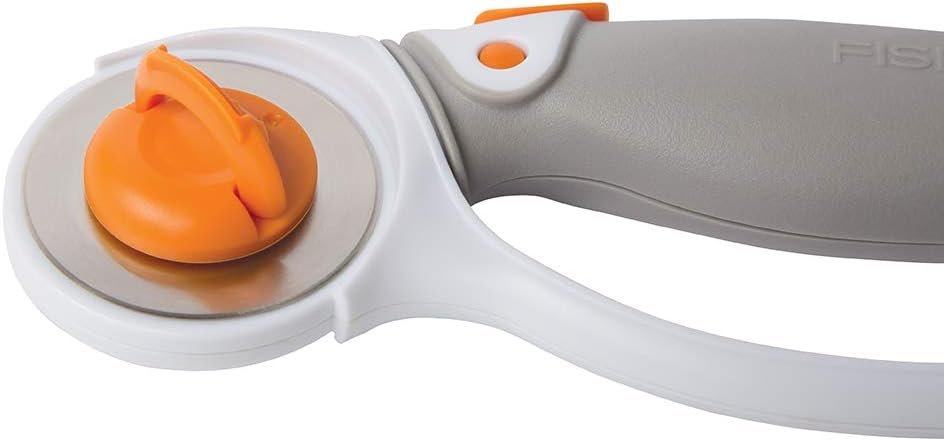 Fiskars 01-005874 Titanium Softgrip Comfort Loop Handle Rotary Cutter, 45mm, Gray