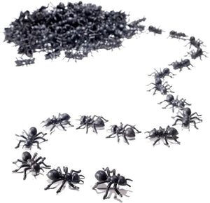 U.S. Toy Mini Plastic Toy Ants Toy Figure (72 Piece), 1 1/2", Black