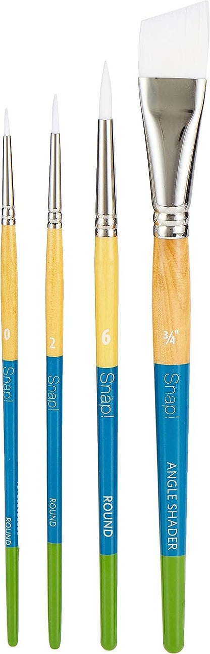 Princeton Snap Paintbrush Set, White