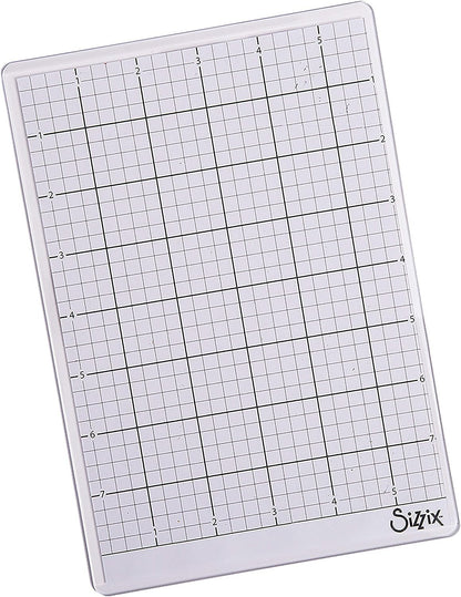 Sizzix Accessory Sticky Grid Sheets 6" x 8 1/2" 5 Pack, Multicolor 5