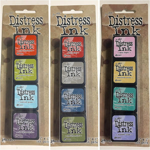 Ranger Tim Holtz Distress Mini Ink Pad Kits - #1-15, Super Bundle of all 60 Colors