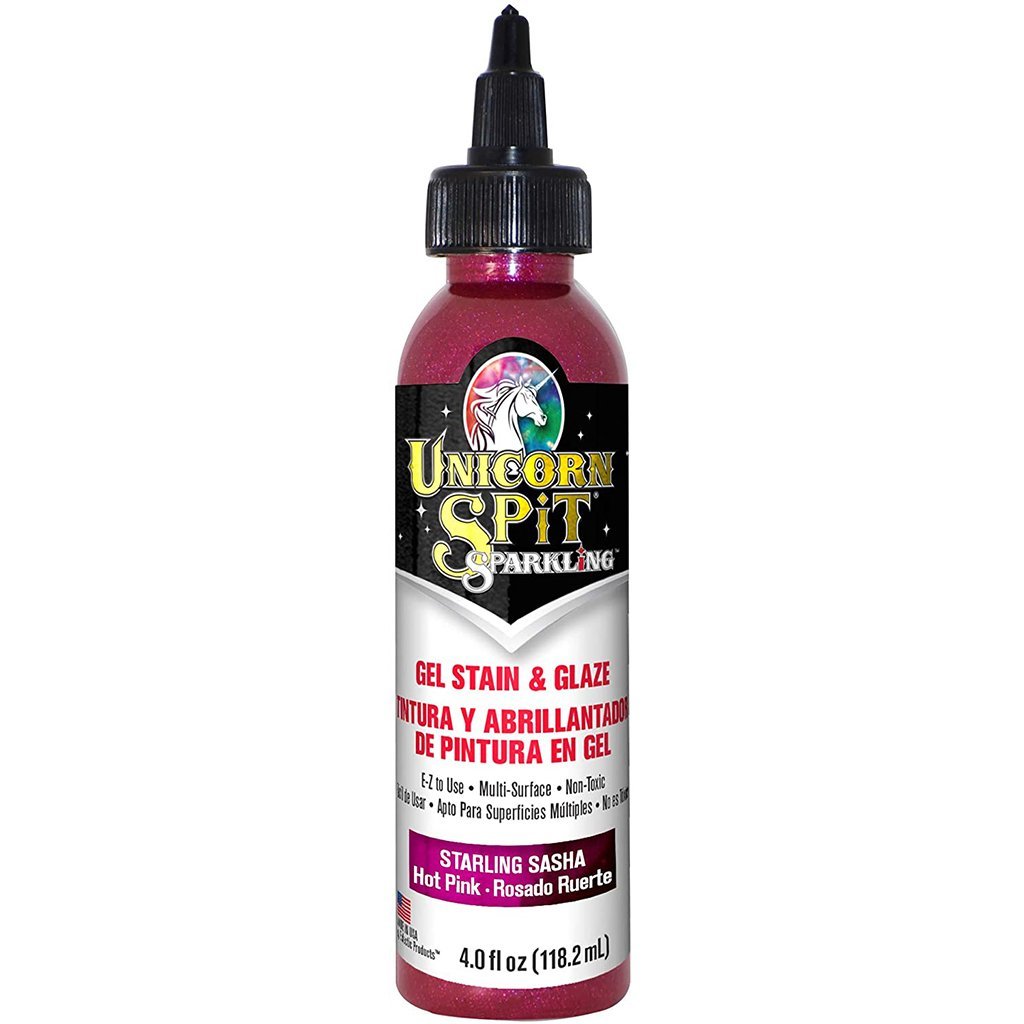 Unicorn Spit Sparkling Wood Stain & Glaze, 4oz. (6 Colors)
