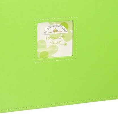 Doodlebug Design Limeade Storybook for Scrapbooking Album, 12 by 12-Inch
