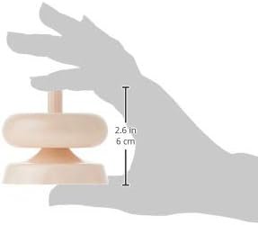 Beadalon Spin N Bead Jewelry Making Tool Wood Bead Bowl - Includes a Curved Needle for Easy Bead Stringing