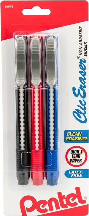 Pentel Clic Eraser Grip Retractable Eraser with Grip