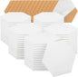 PIXISS Hexagon Ceramic Coasters with Cork Backing - 50