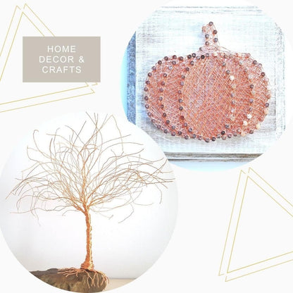 Artistic Wire 14 Gauge Bare Copper Craft Jewelry Wrapping Wire, 10 ft