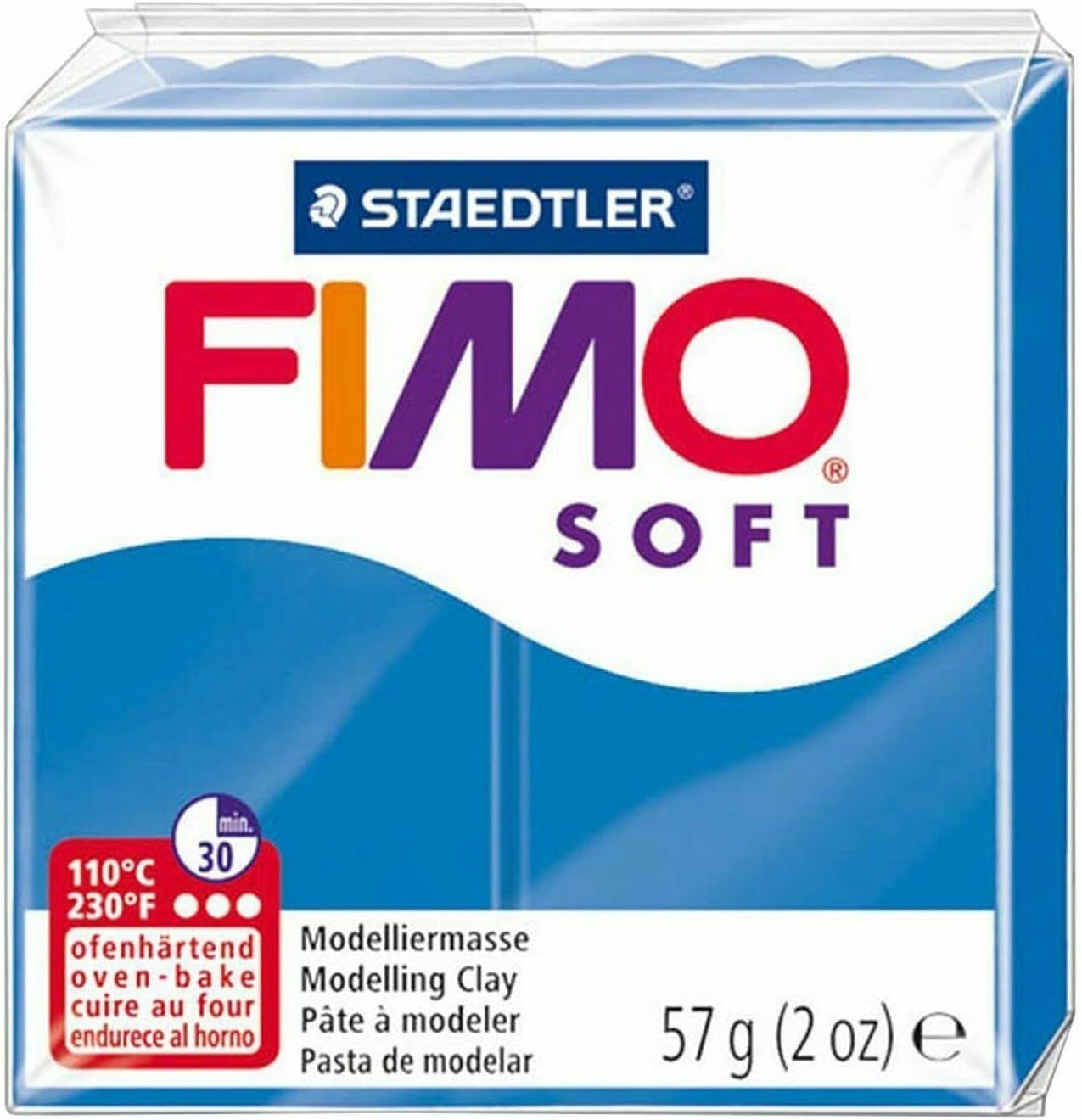 FIMO Staedtler Soft Polymer Oven Modelling Clay - Cool Tones - Set of 6