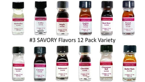 LorAnn SS Pack #4 of 12 Fruity Flavors in 1 dram bottles (.0125 fl oz - 3.7ml)