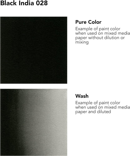 Daler-Rowney FW Acrylic Ink Bottle Black - Versatile Acrylic Drawing Ink for Artists and Students - Permanent Calligraphy Ink - Archival Ink for Illustrating and More