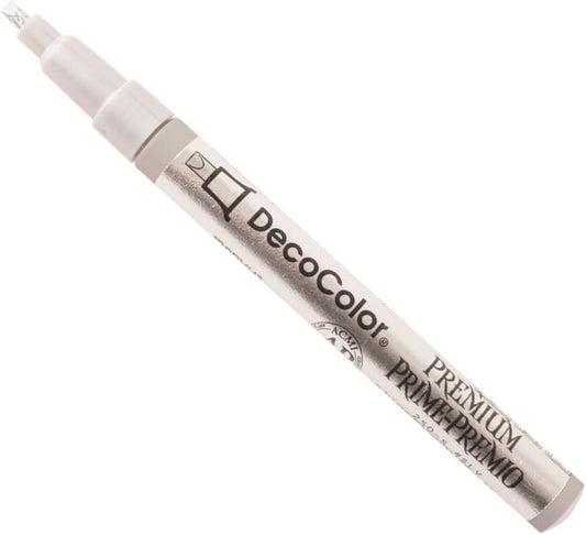 Uchida Of America DecoColor Premimum 2mm Calligraphy Pen Art Supplies, Silver