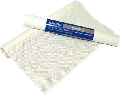 DMC Charles Craft Vinyl Aida 13 Count 12"X18", White