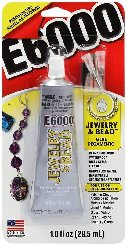 E6000 1-Ounce Jewelry and Bead Adhesive with 4 Precision Applicator Tips for Jewelry Pixiss Art Dotting Stylus Pens 5 pcs Set - Rhinestone Applicator Application Kit