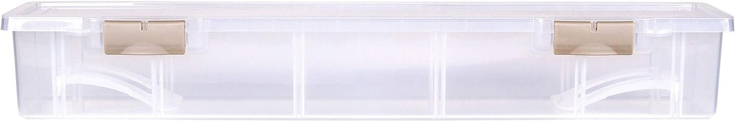 ArtBin 6999AB Fabric Strip Case - Crafts, Quiliting & Sewing Organizer, [1] Plastic Storage Case, Translucent