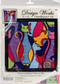 Tobin Design Works Crafts Needlepoint Kit, 12"x12" Stitched in Yarn