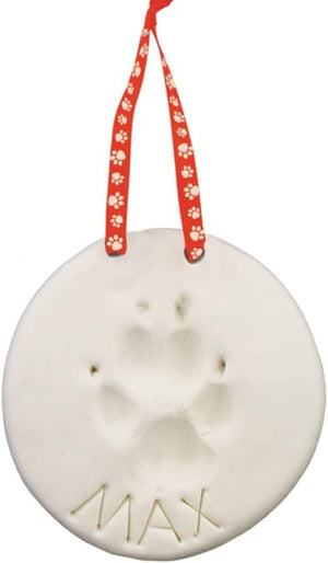Sculpey Keepsake Oven Bake Clay Paw Print Memory, memorial, DIY kit. White, Non Toxic, Polymer clay, Oven Bake Clay. This kit comes with clay and tools to make a lasting memory!