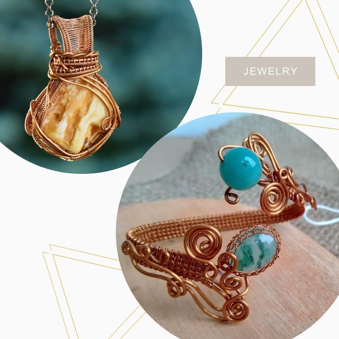 Artistic Wire 14 Gauge Bare Copper Craft Jewelry Wrapping Wire, 10 ft